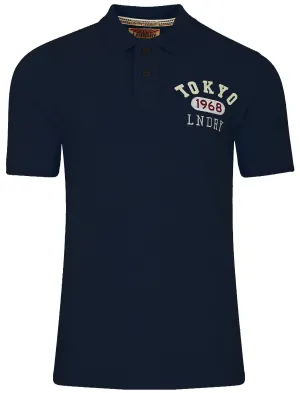 Point Lowe Polo Shirt in Dark Navy - Tokyo Laundry
