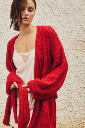 Ray Belted Sweater Cardigan