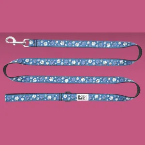 RC Pet Leash 1" Fresh Tracks Blue 6'