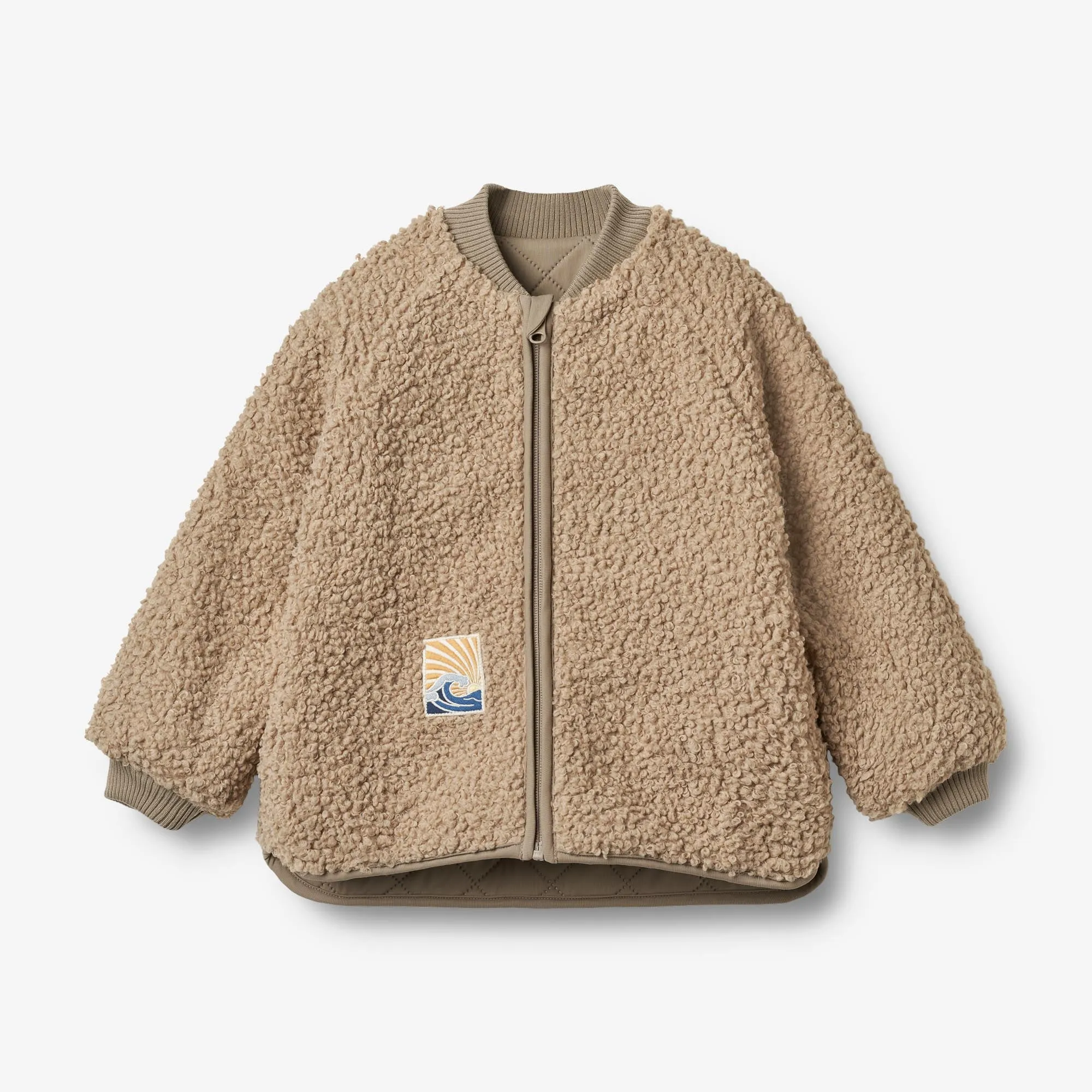 Reversible Thermo Jacket Lake - beige stone