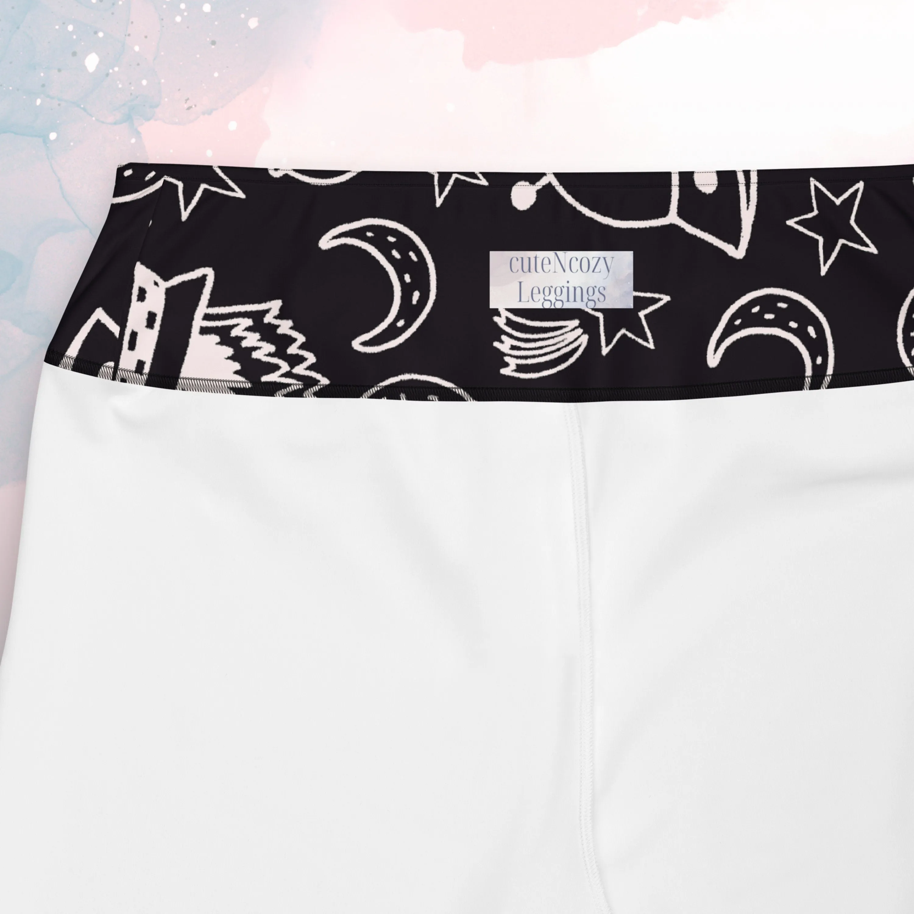 Rocket Ships and Planets Womens Light Weight Plus Size Leggings