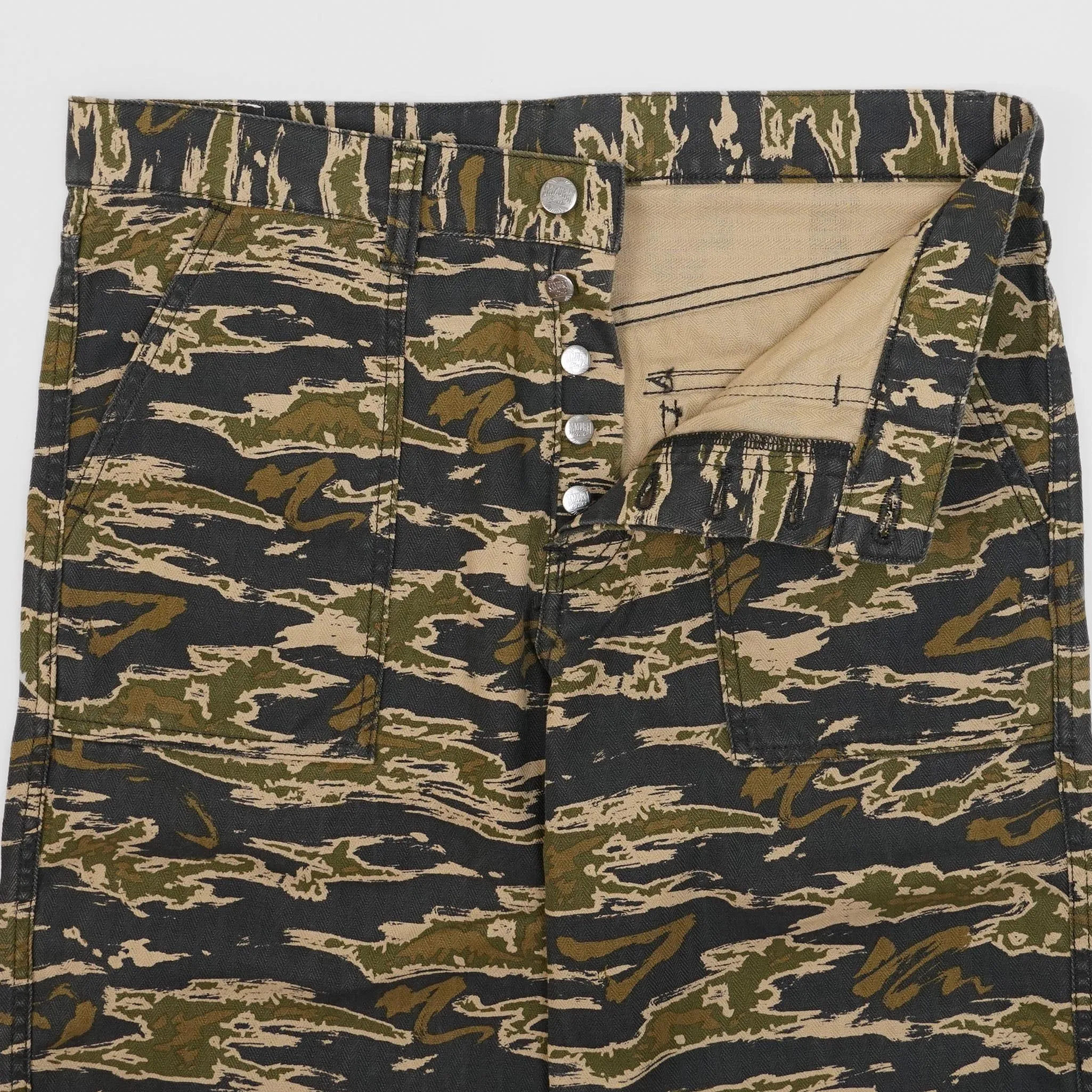 Samurai Jeans Camouflage Fatigue Pants