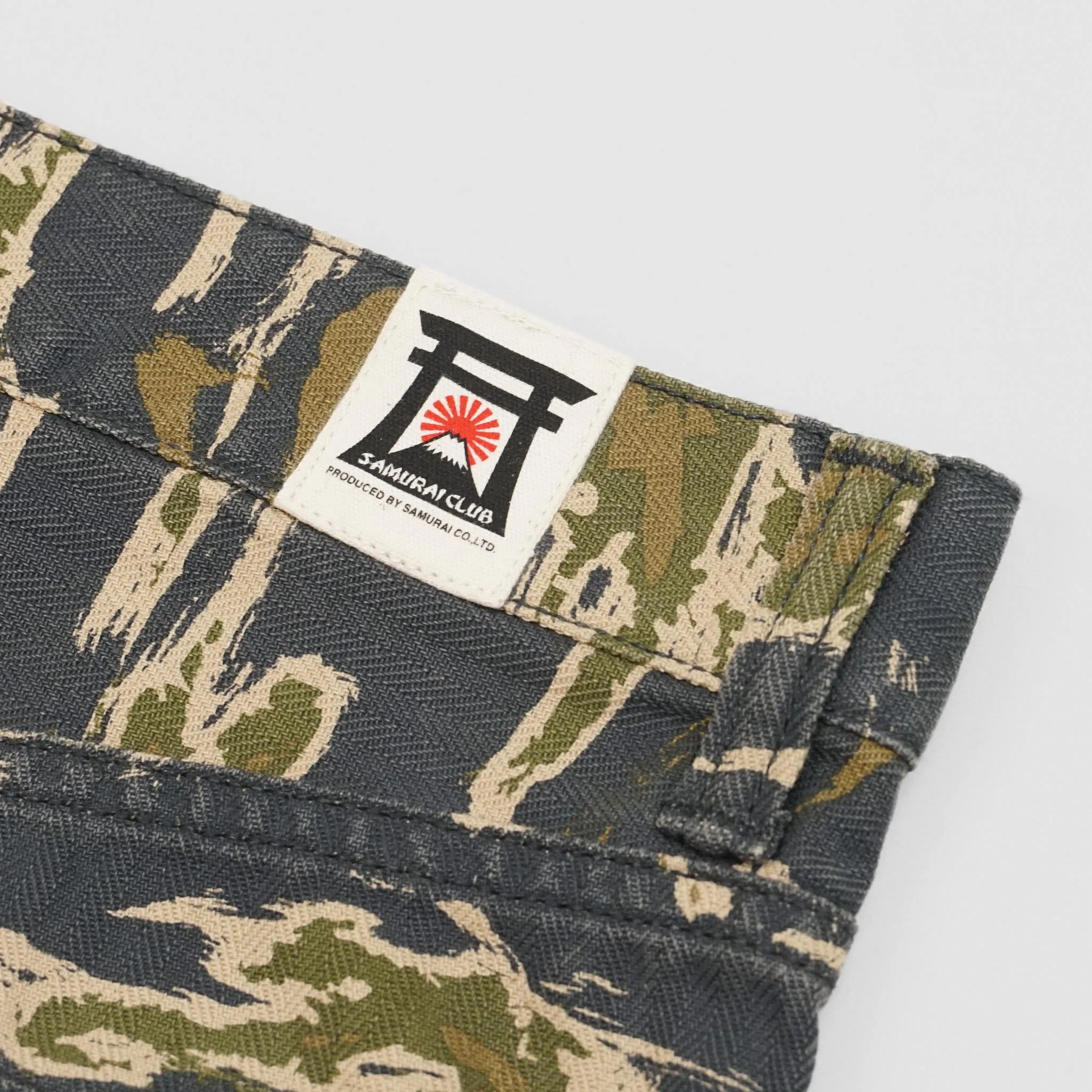Samurai Jeans Camouflage Fatigue Pants