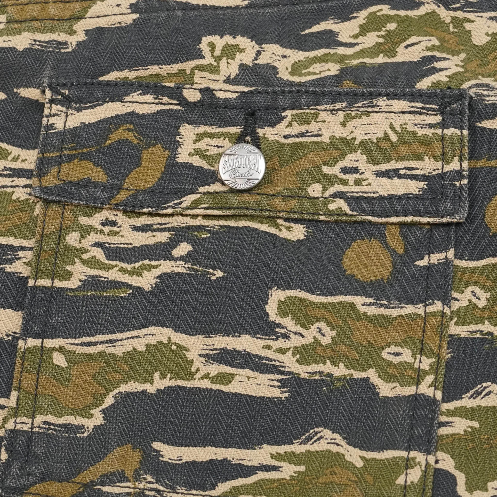 Samurai Jeans Camouflage Fatigue Pants