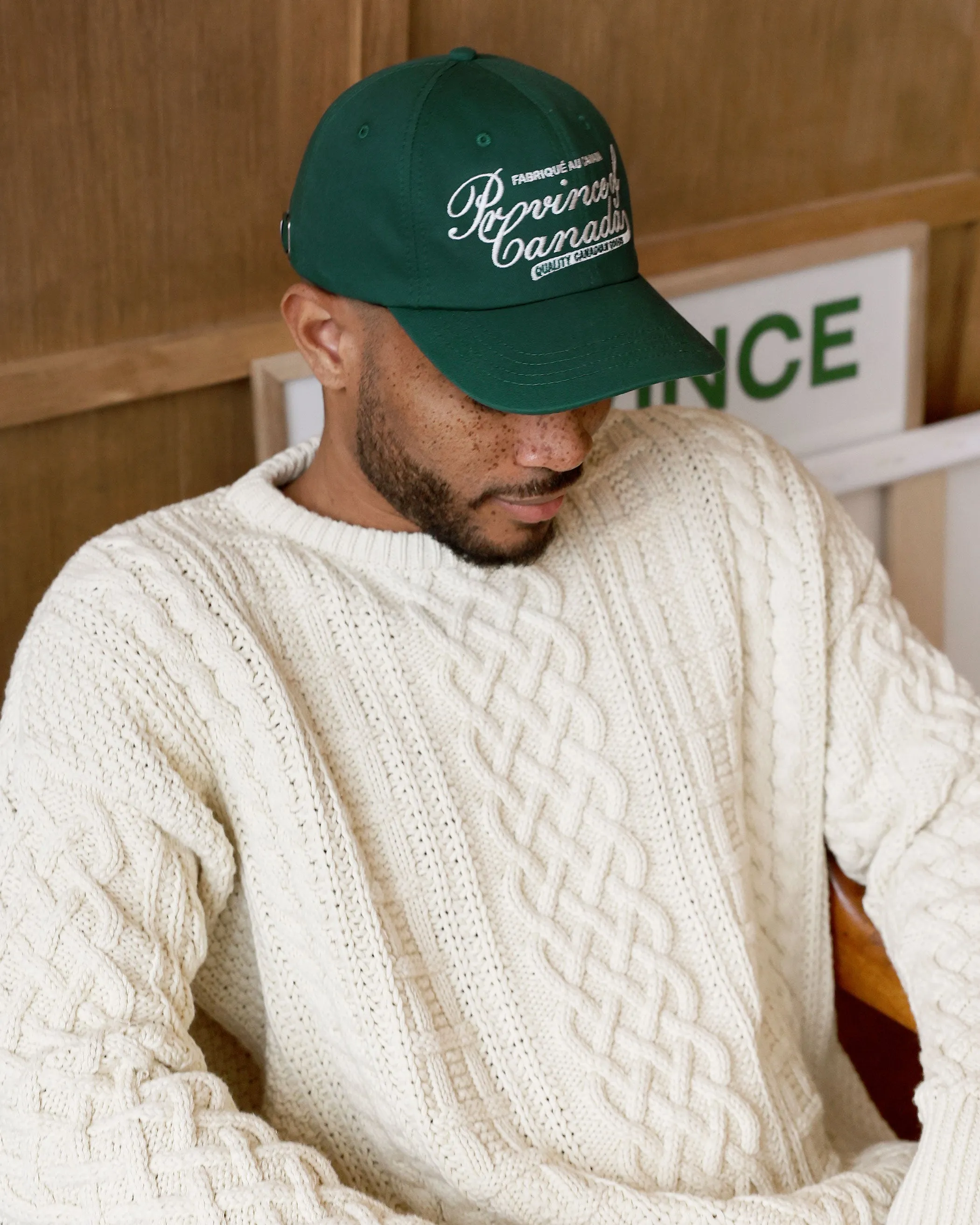 Script Logo Baseball Hat Forest
