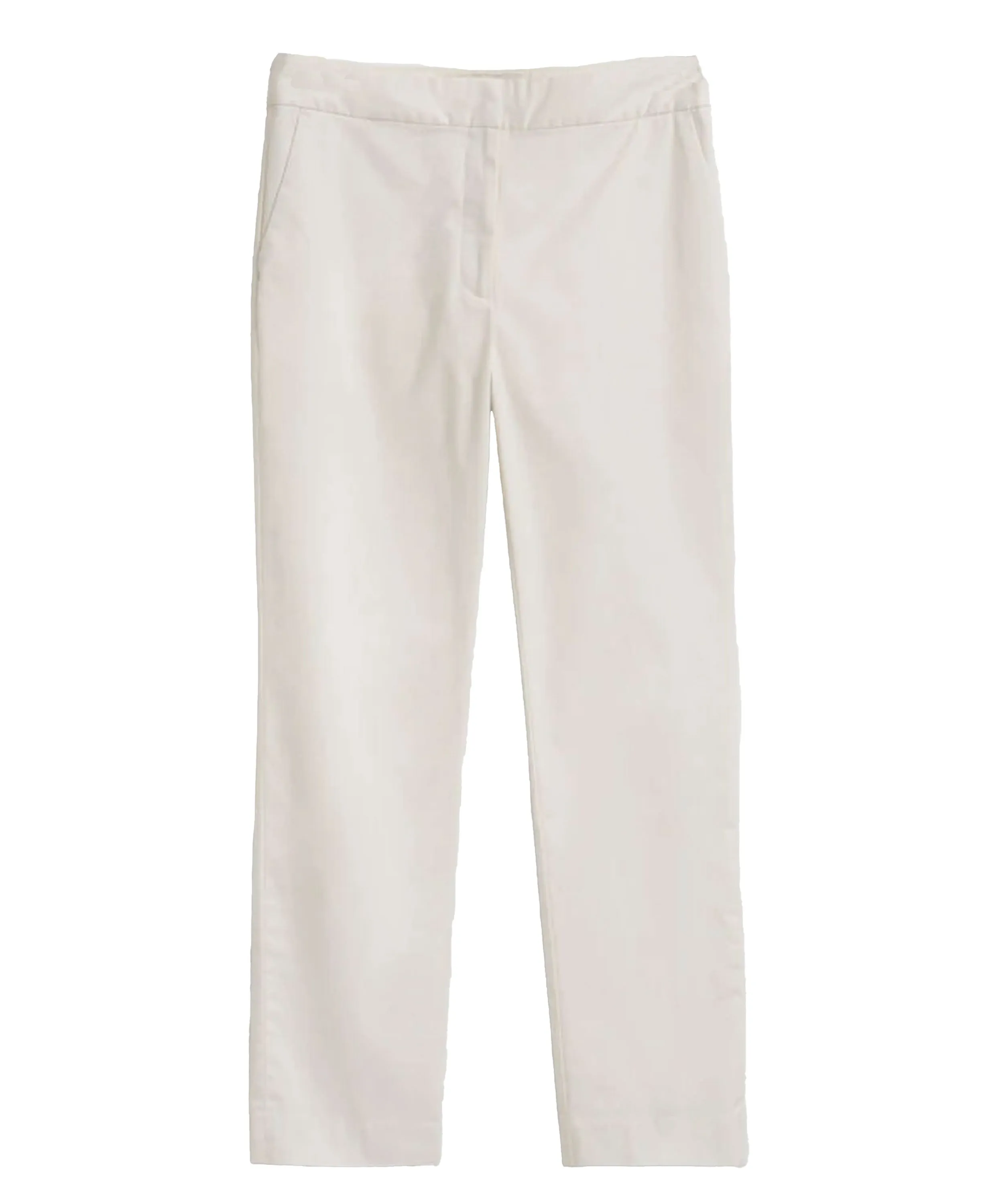 Slim Cigarette Slacks - Eggshell