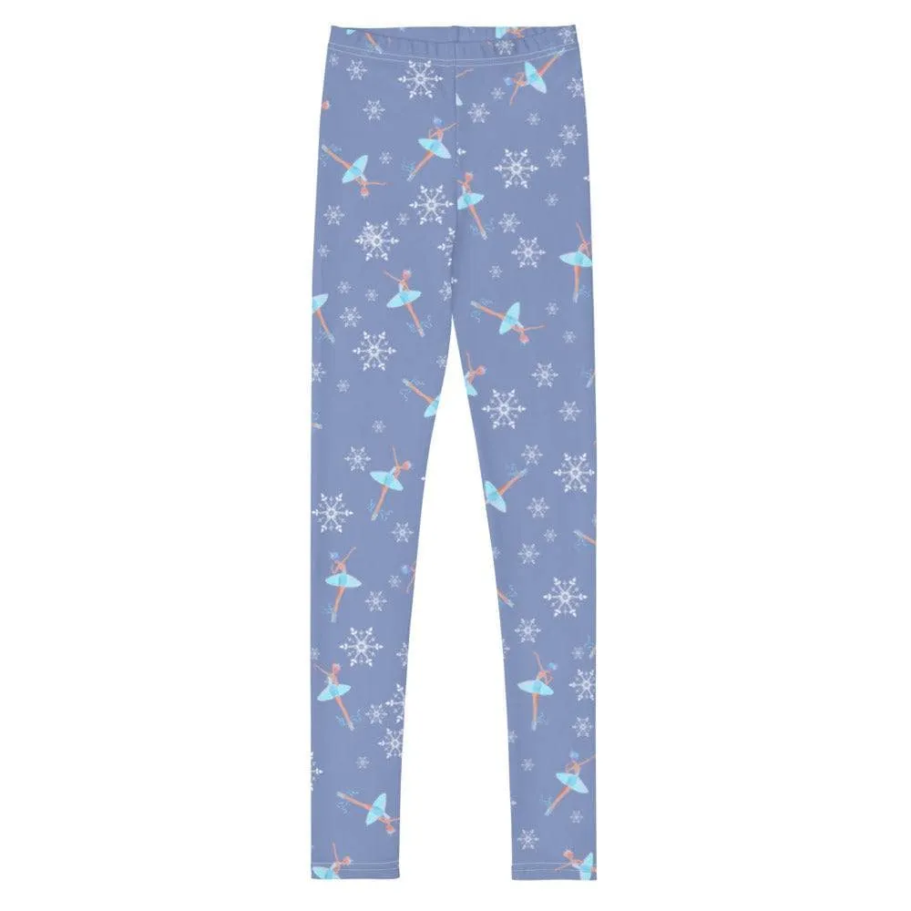 Snowflake Pattern - Youth Leggings