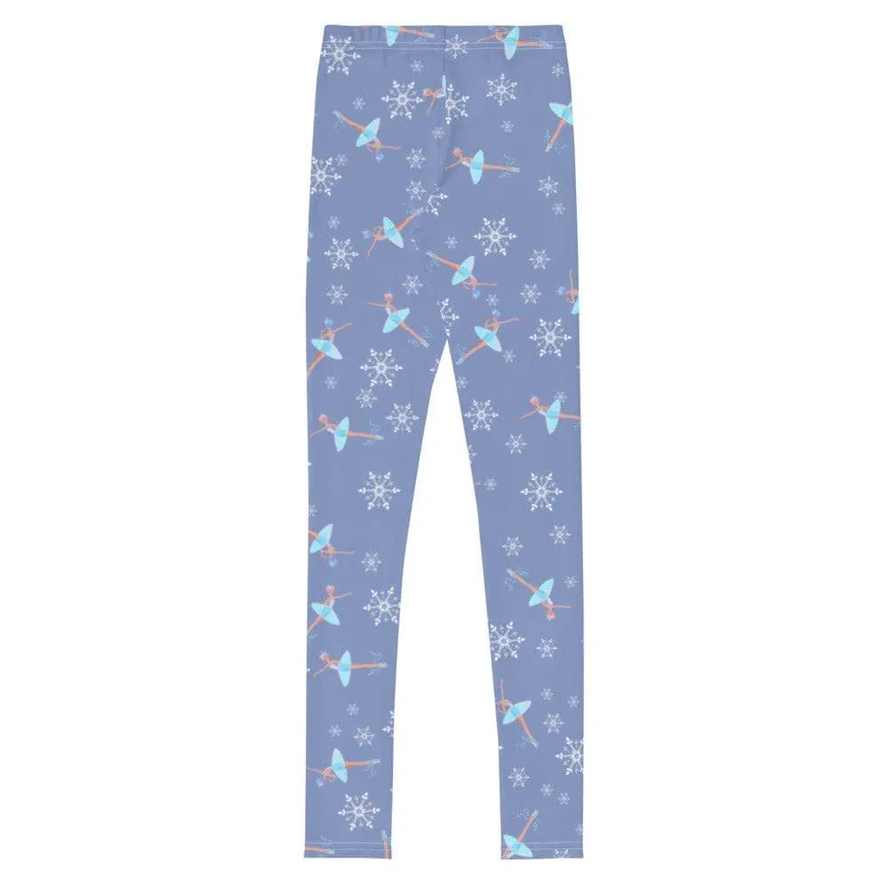 Snowflake Pattern - Youth Leggings