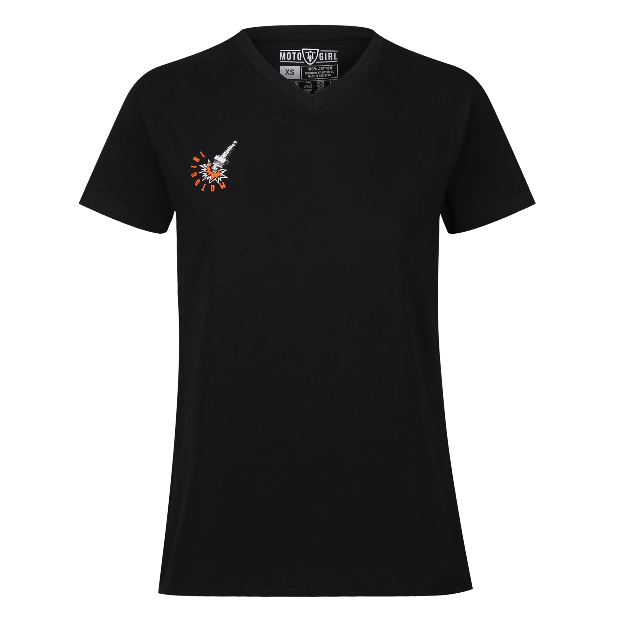 SPARK PLUG - Lady Motorcycle T-shirt