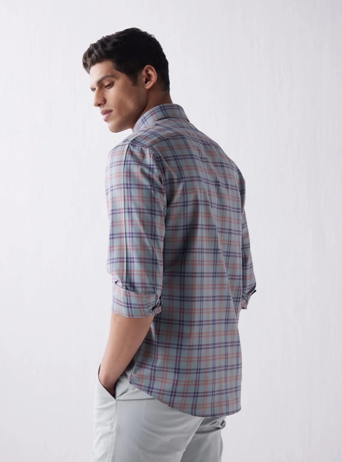 Stone Bouquet Check Shirt