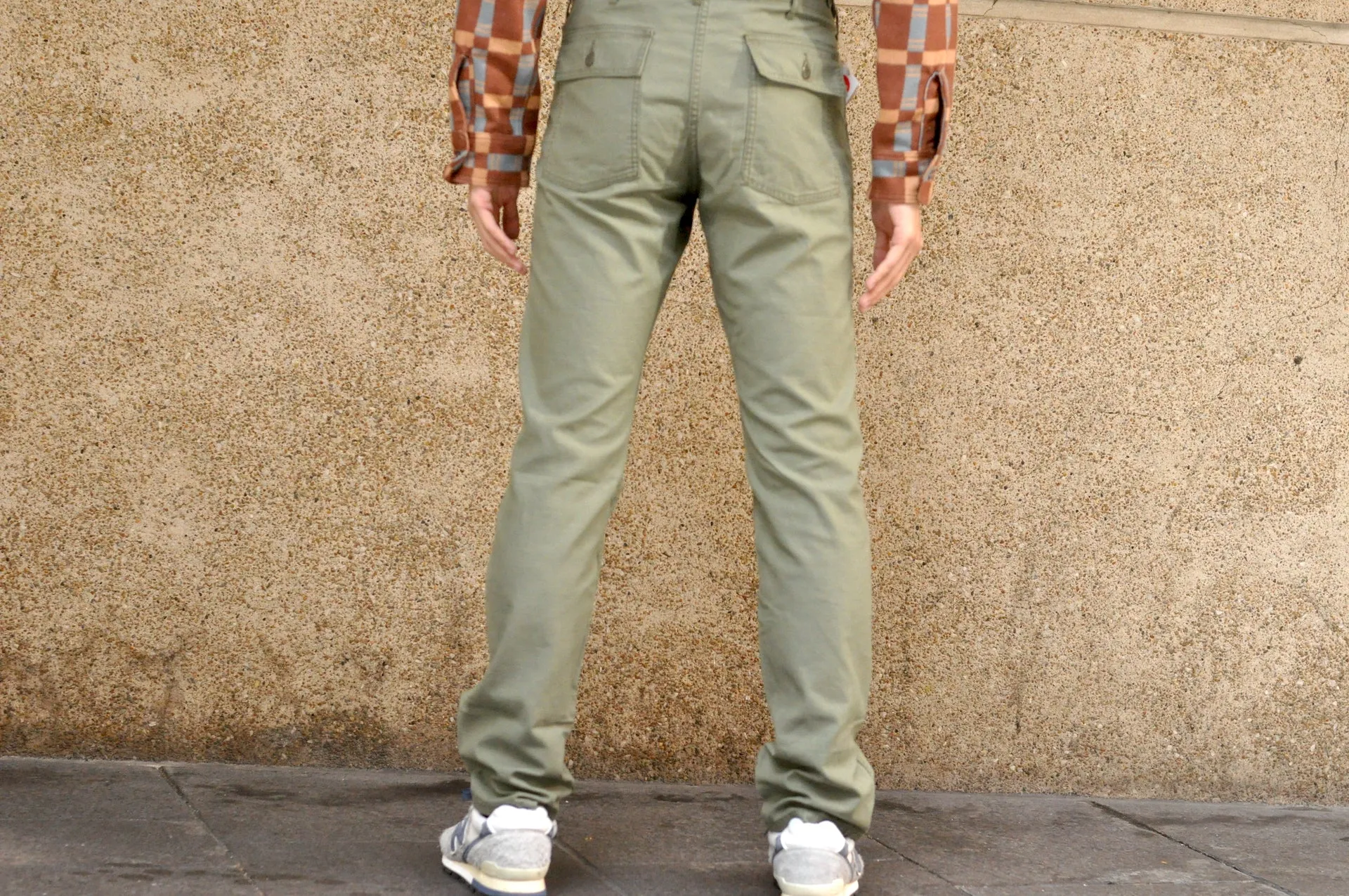 Studio D'Artisan 11oz Back Sateen Military Baker Pants (Olive)