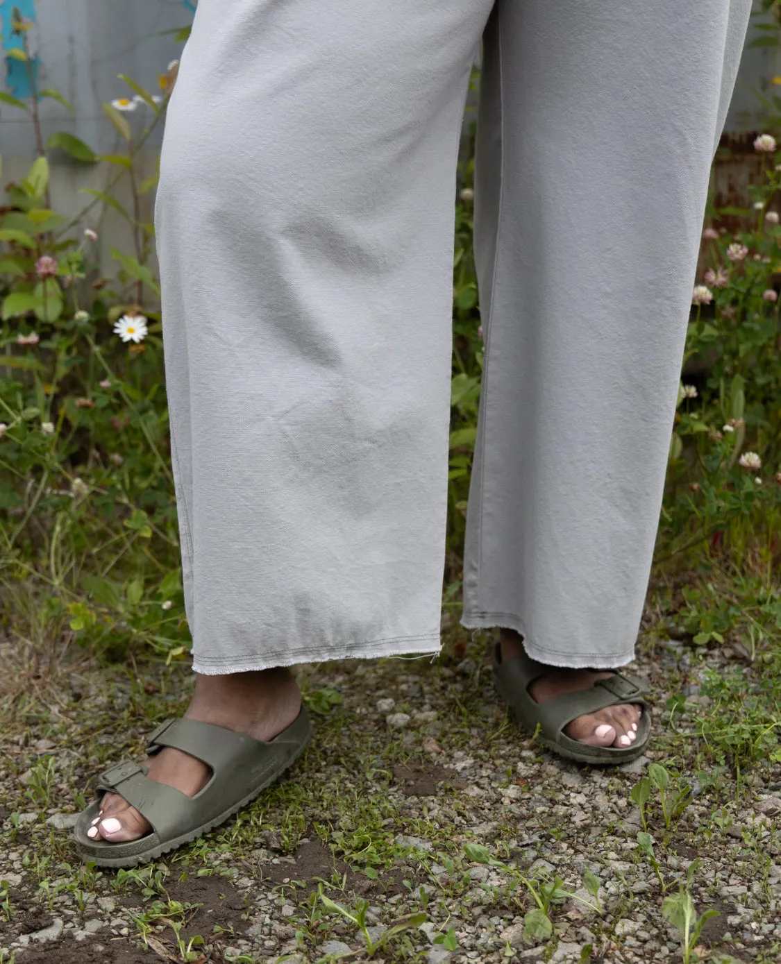 The Wanderer Wide Lag Slacks - Cotton Canvas