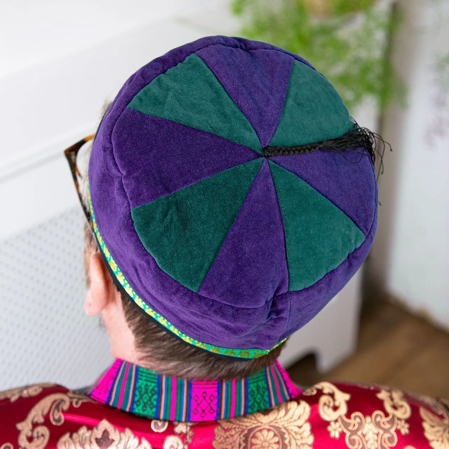 Velvet Smoking Cap