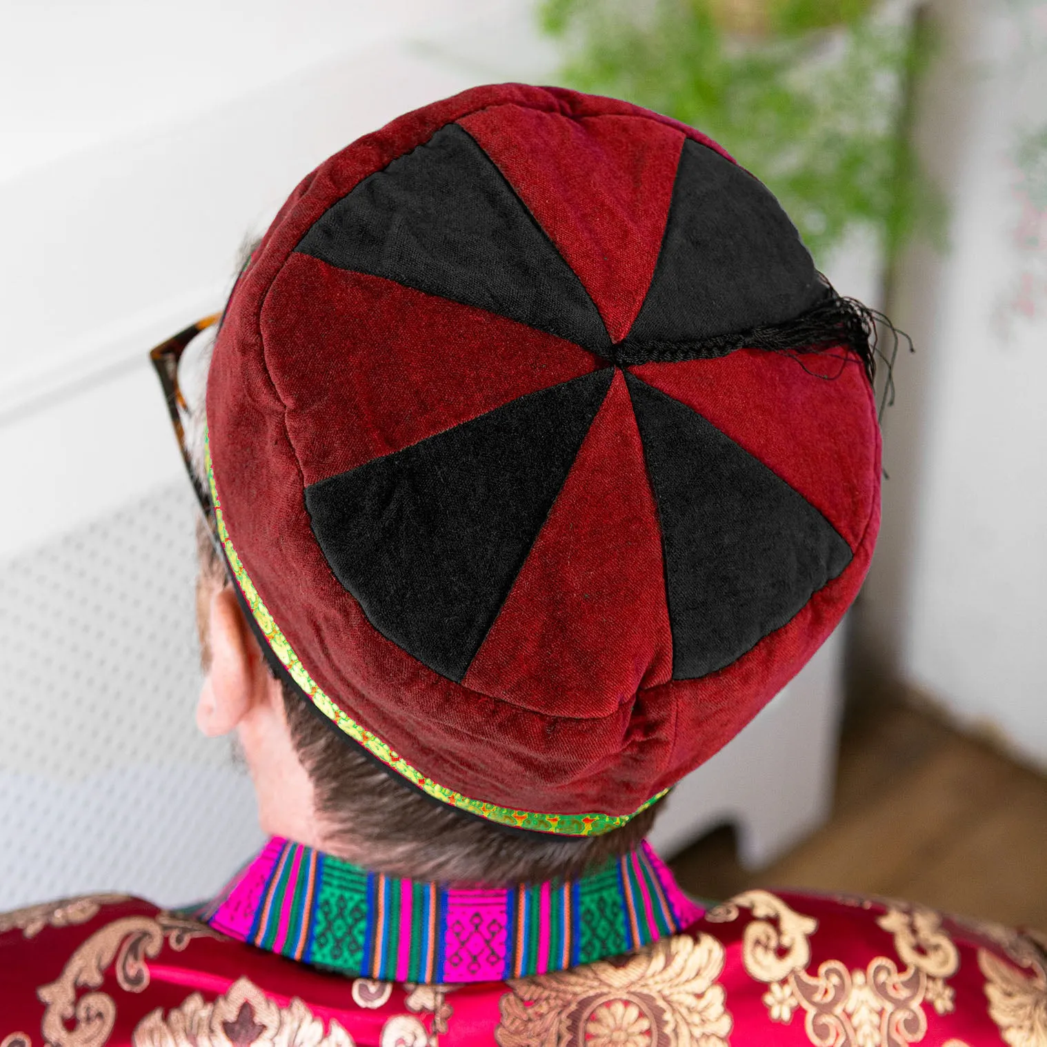 Velvet Smoking Cap