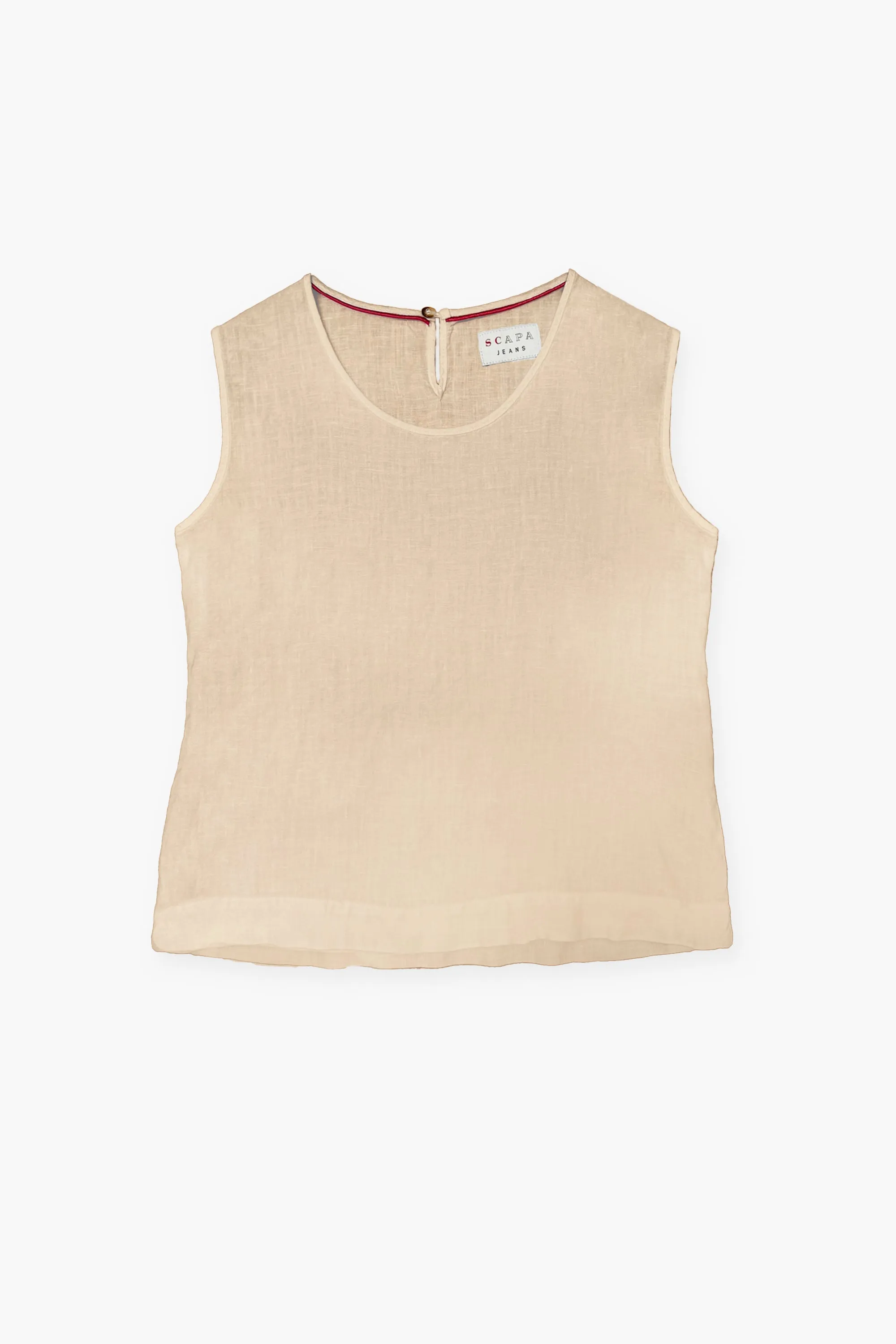 WASHED LINEN TOP LUCINDE