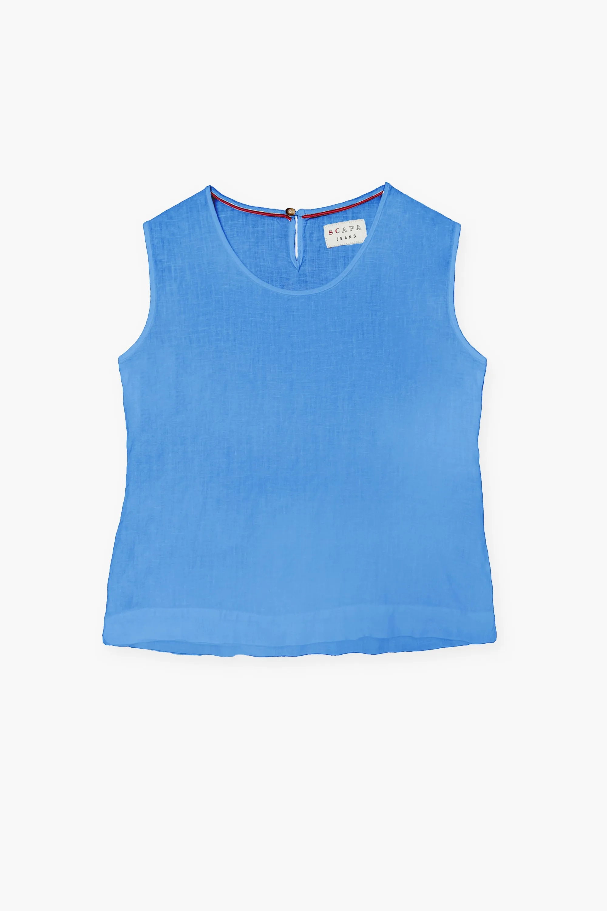 WASHED LINEN TOP LUCINDE
