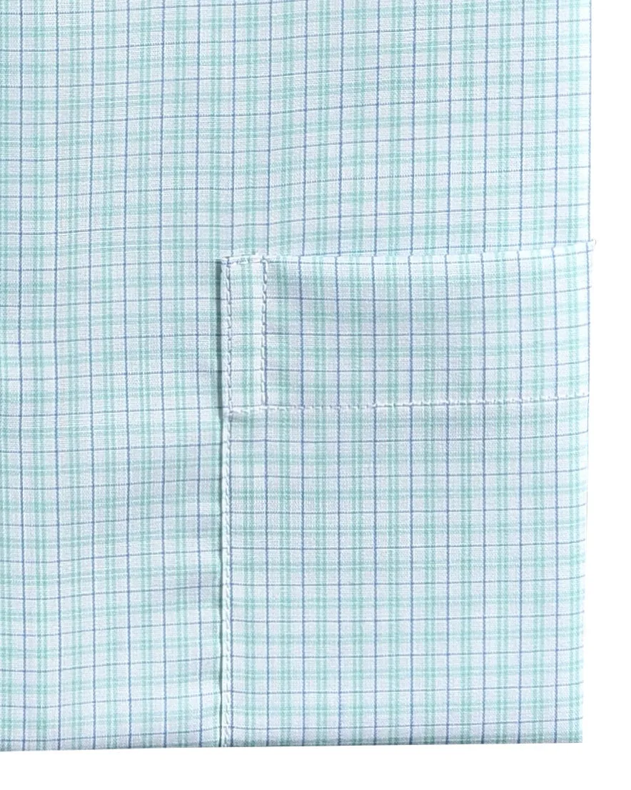 White Green Blue Tattersall