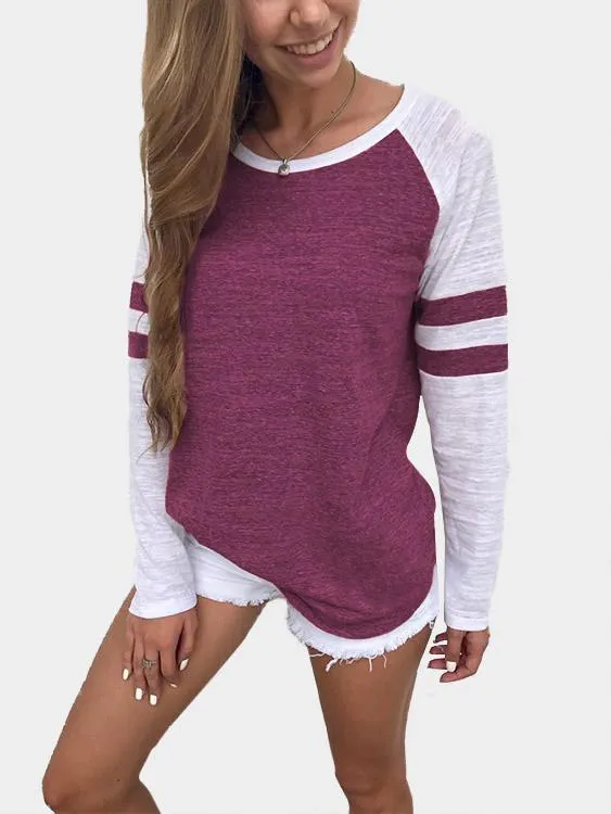 Wholesale Round Neck Long Sleeve T-Shirts