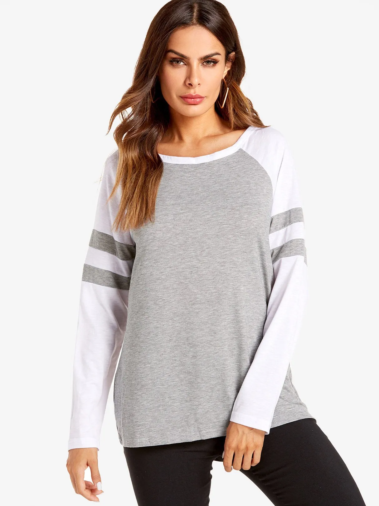 Wholesale Round Neck Long Sleeve T-Shirts