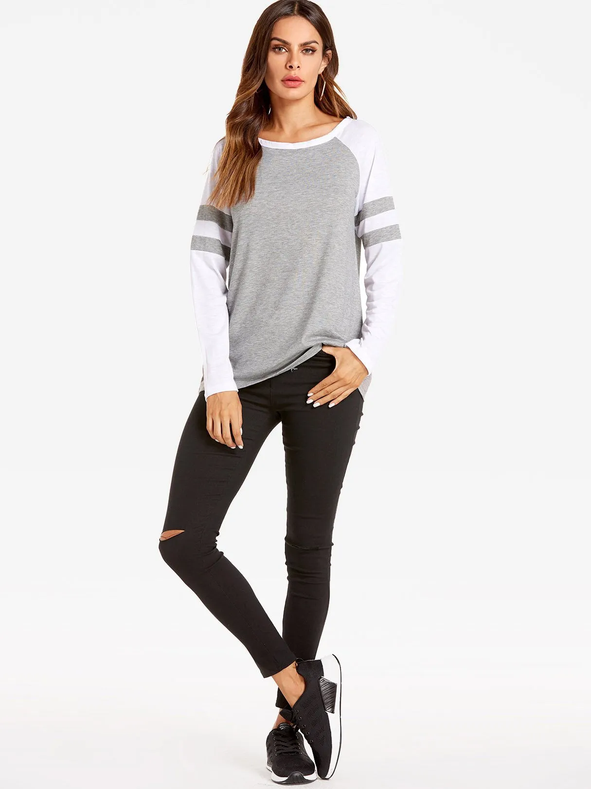Wholesale Round Neck Long Sleeve T-Shirts