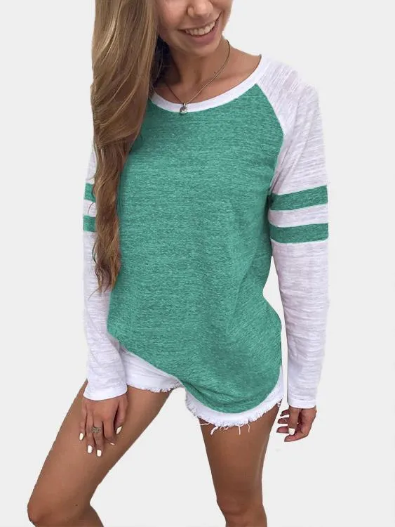 Wholesale Round Neck Long Sleeve T-Shirts
