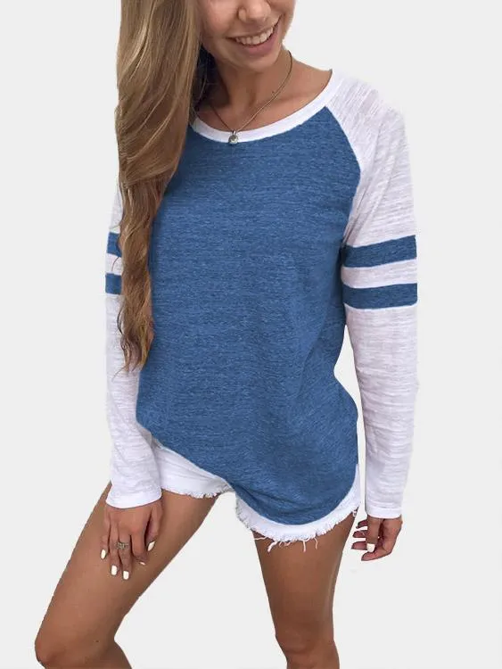 Wholesale Round Neck Long Sleeve T-Shirts