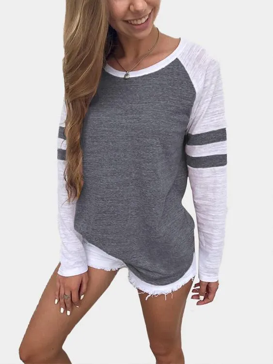 Wholesale Round Neck Long Sleeve T-Shirts