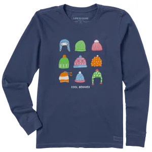 Women's Cool Beanies Long Sleeve Crusher Tee
