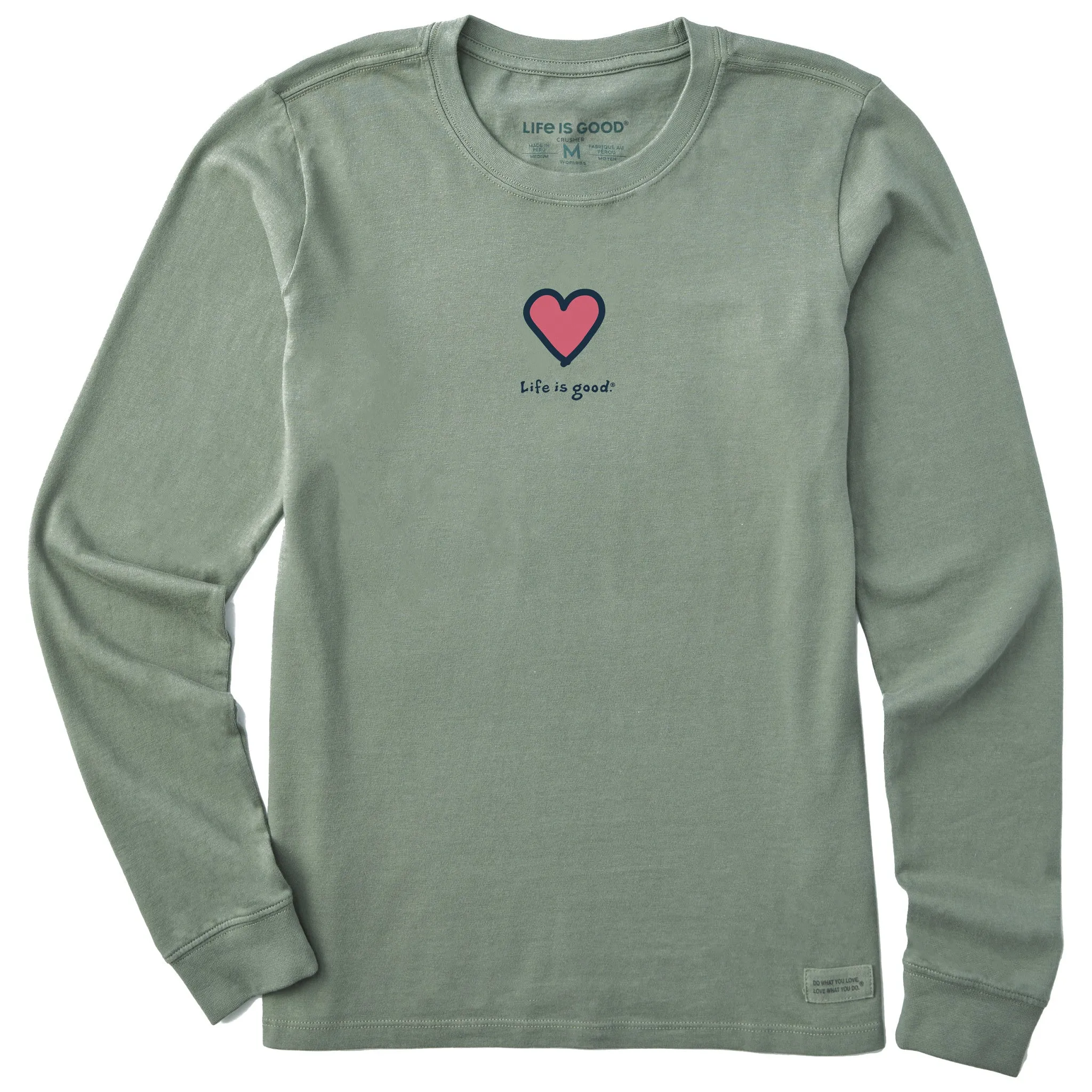 Women's Heart Long Sleeve Crusher Tee