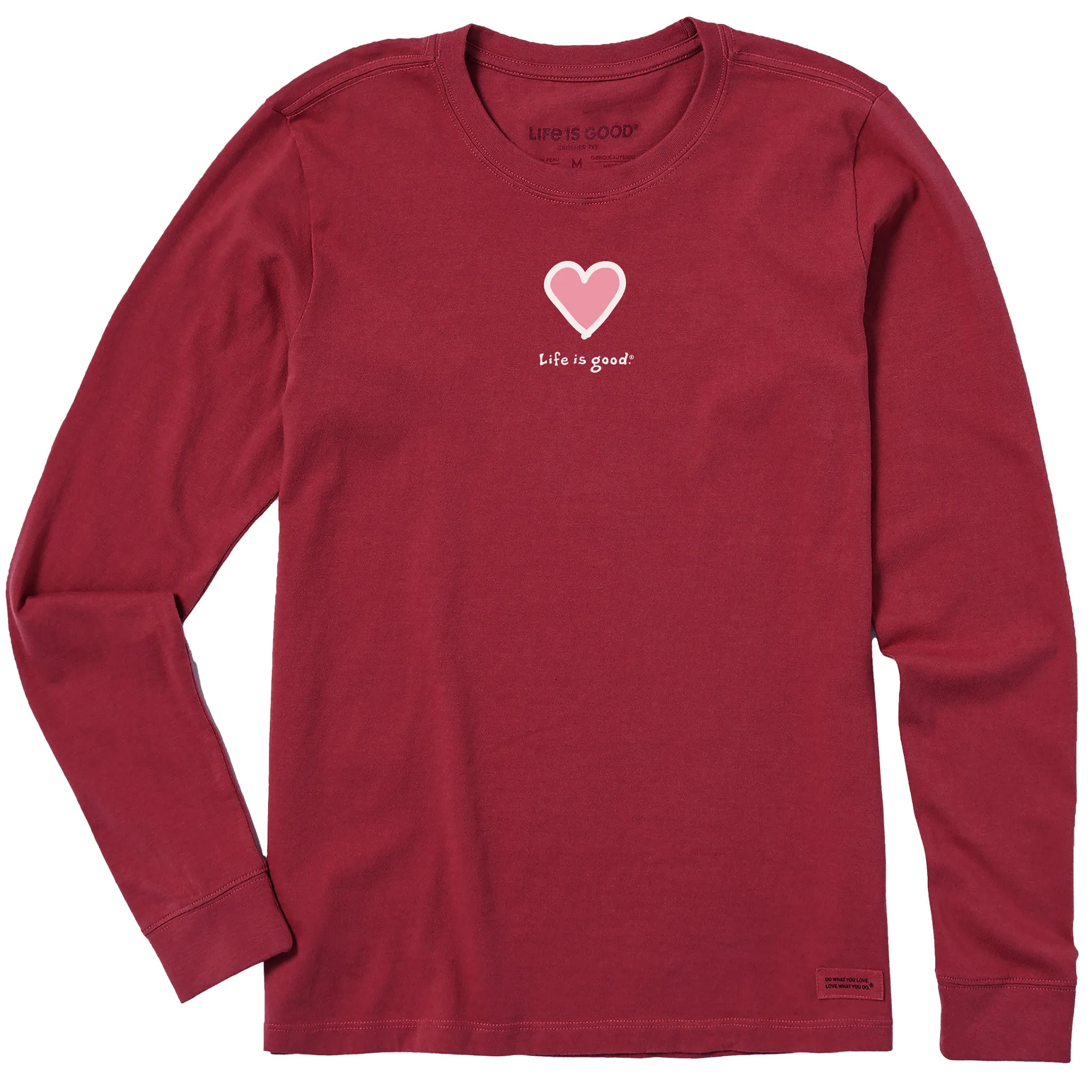 Women's Heart Long Sleeve Crusher Tee