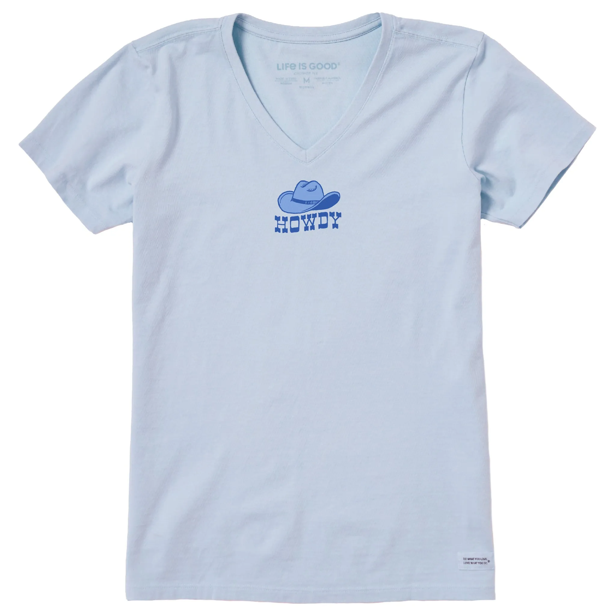 Women's Howdy Hat Short Sleeve Crusher Vee