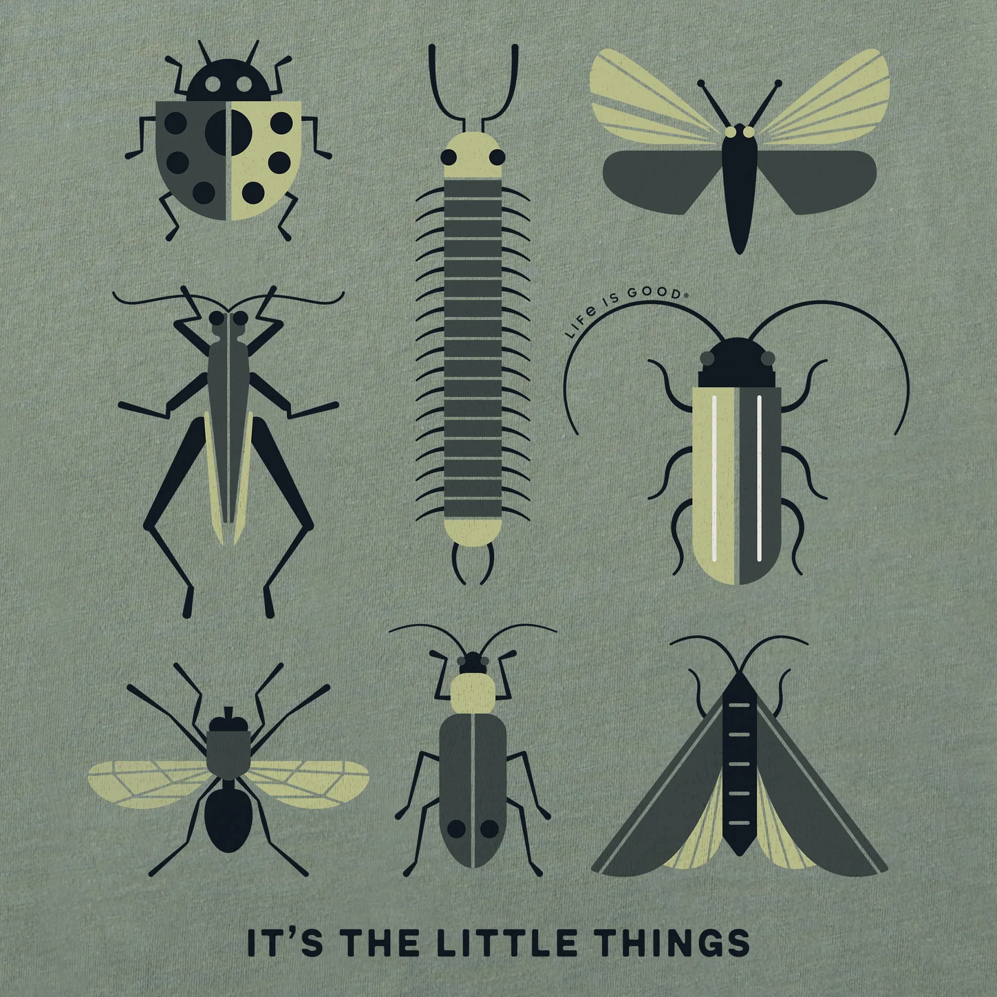 Women's It's the Little Things Bugs Short Sleeve Crusher Tee