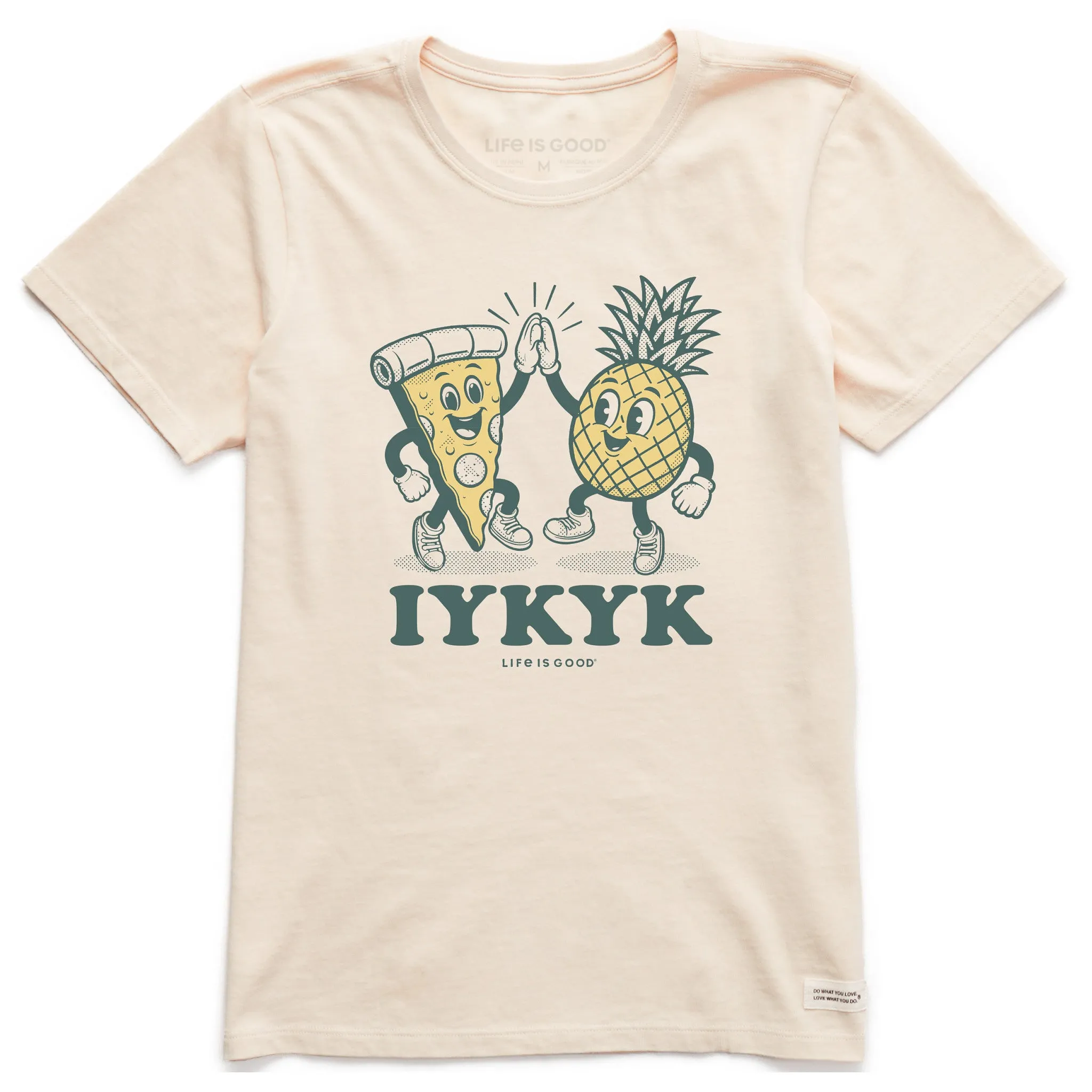 Women's IYKYK Hawaiian Pizza Short Sleeve Crusher Tee