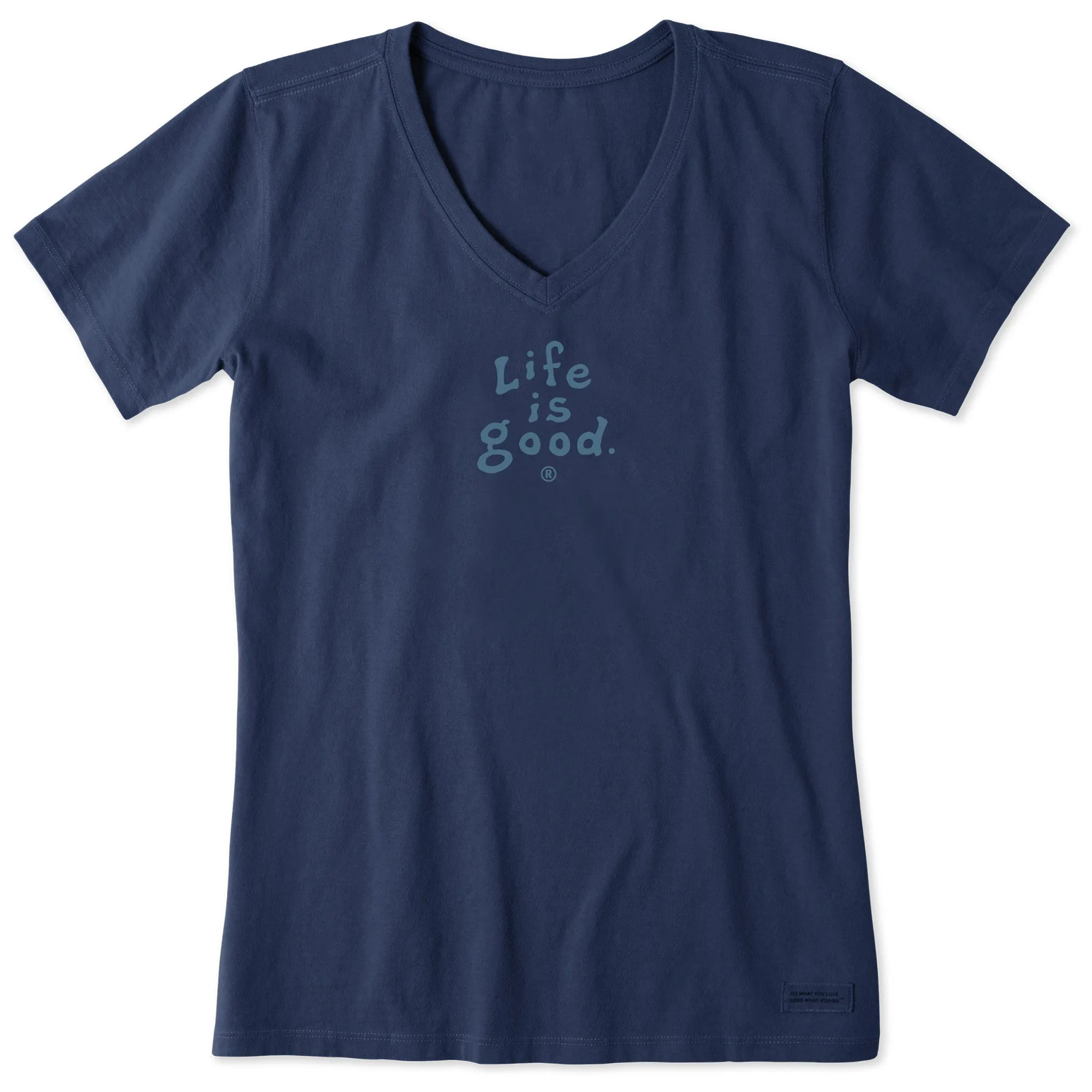 Women's LIG Stacked Tonal Short Sleeve Crusher Vee