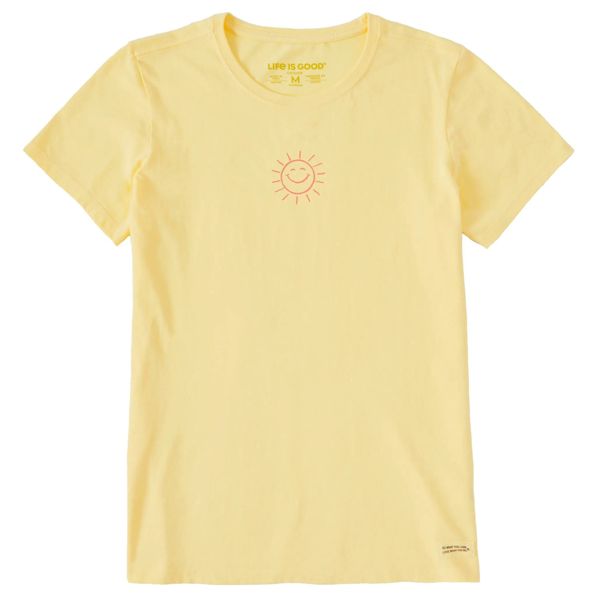 Women's Lil' Happy Sunshine Short Sleeve Crusher Tee