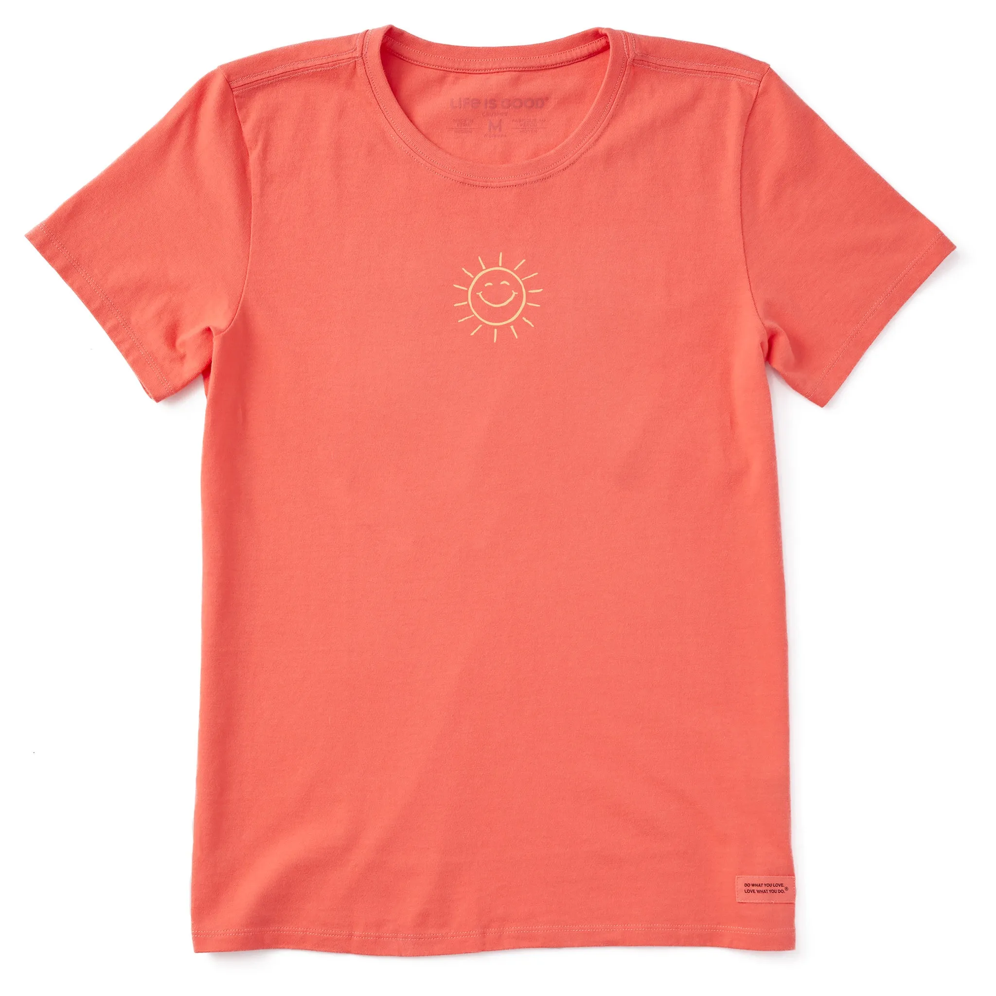 Women's Lil' Happy Sunshine Short Sleeve Crusher Tee