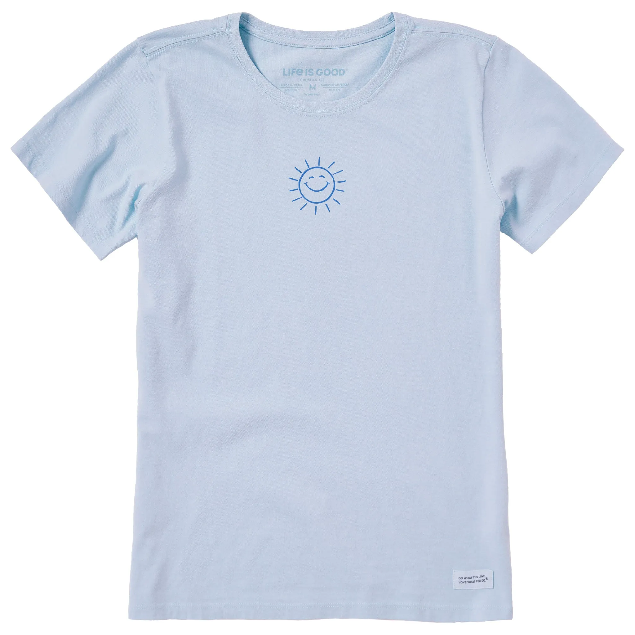 Women's Lil' Happy Sunshine Short Sleeve Crusher Tee