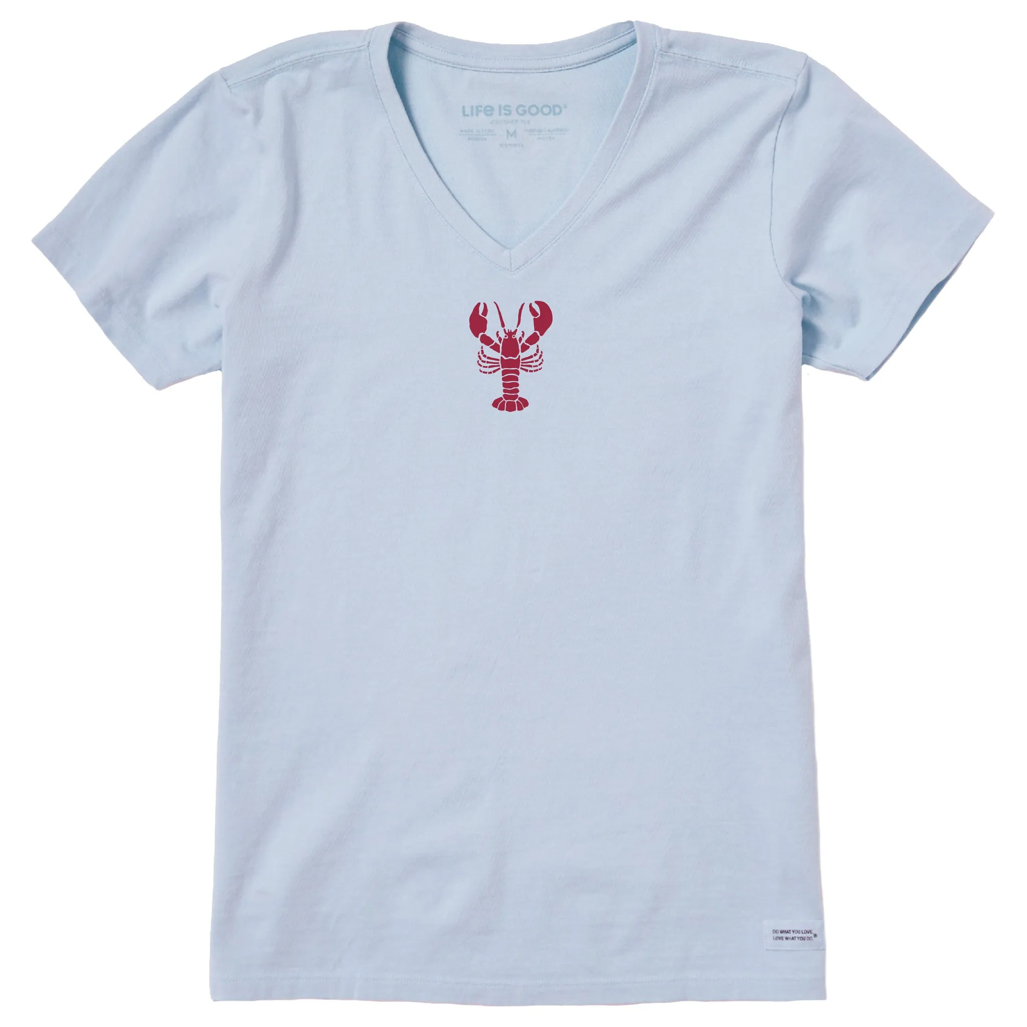 Women's Lobster Claws Short Sleeve Crusher Vee