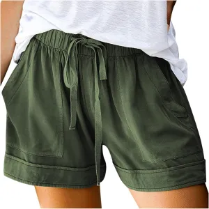 Women's Summer High Waisted Cotton Linen Palazzo Pants Wide Leg Long Ruched Workout Pant Trouser with Pocket